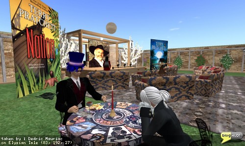 Terry Pratchett in-world today